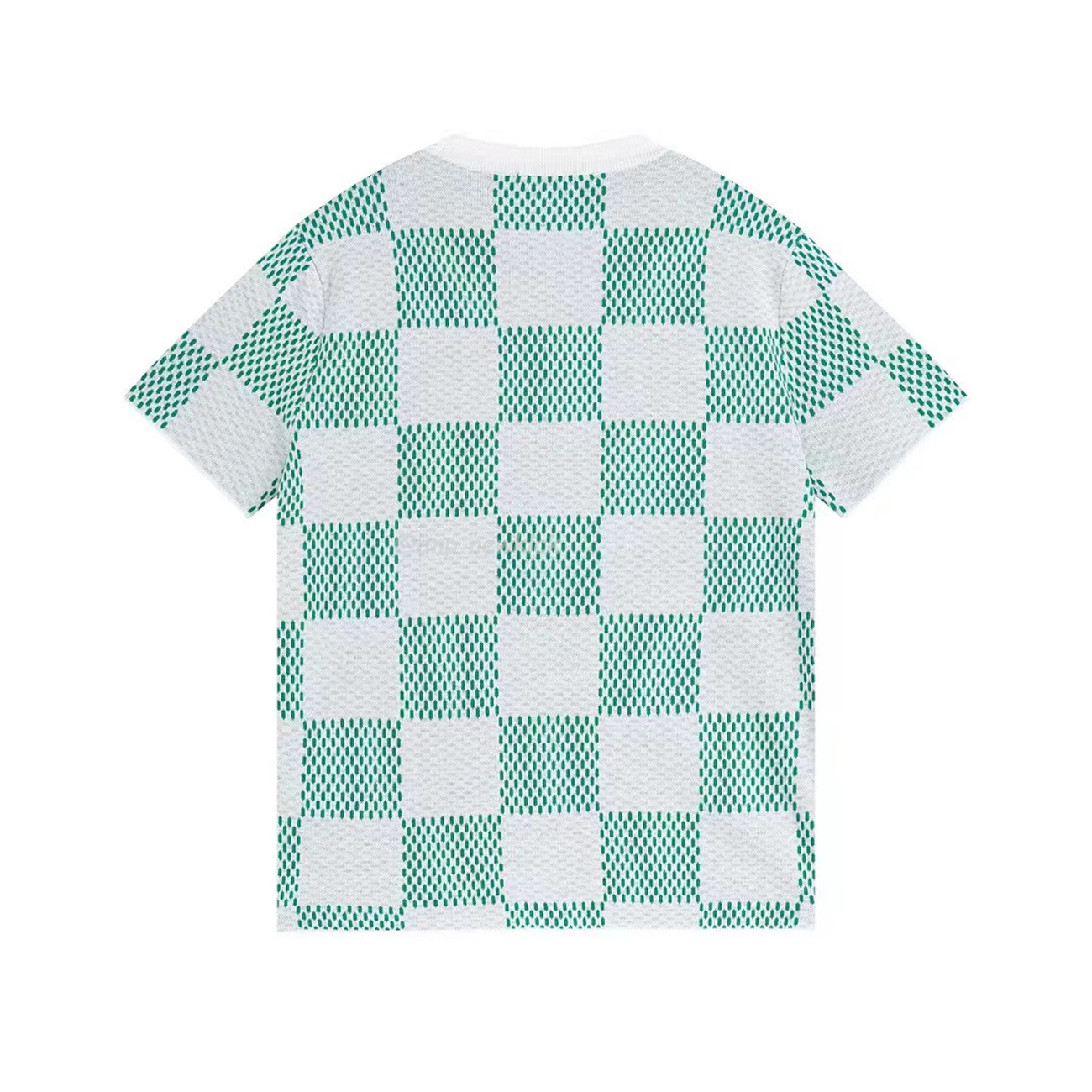 Louis Vuitton Round Necked Checkerboard T Shirt (18) - newkick.vip